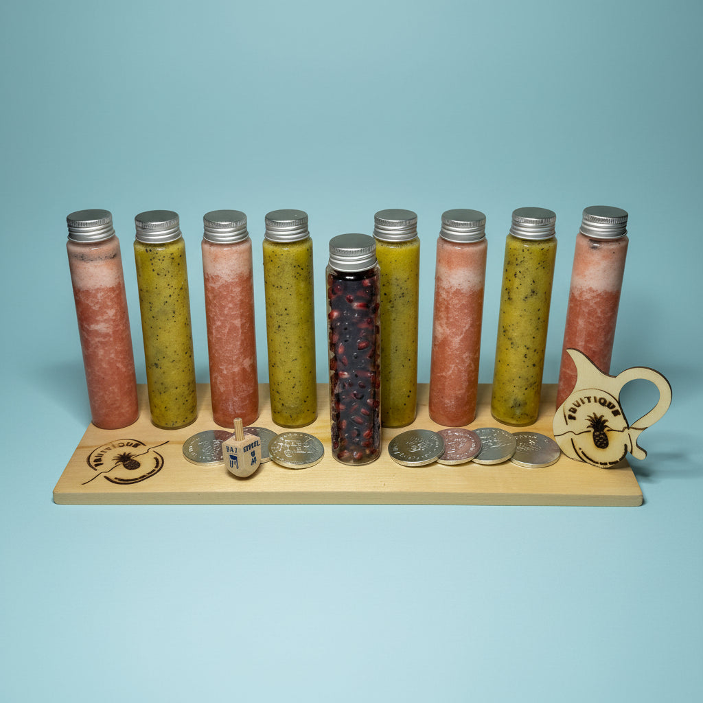 Lit Shakes Menorah