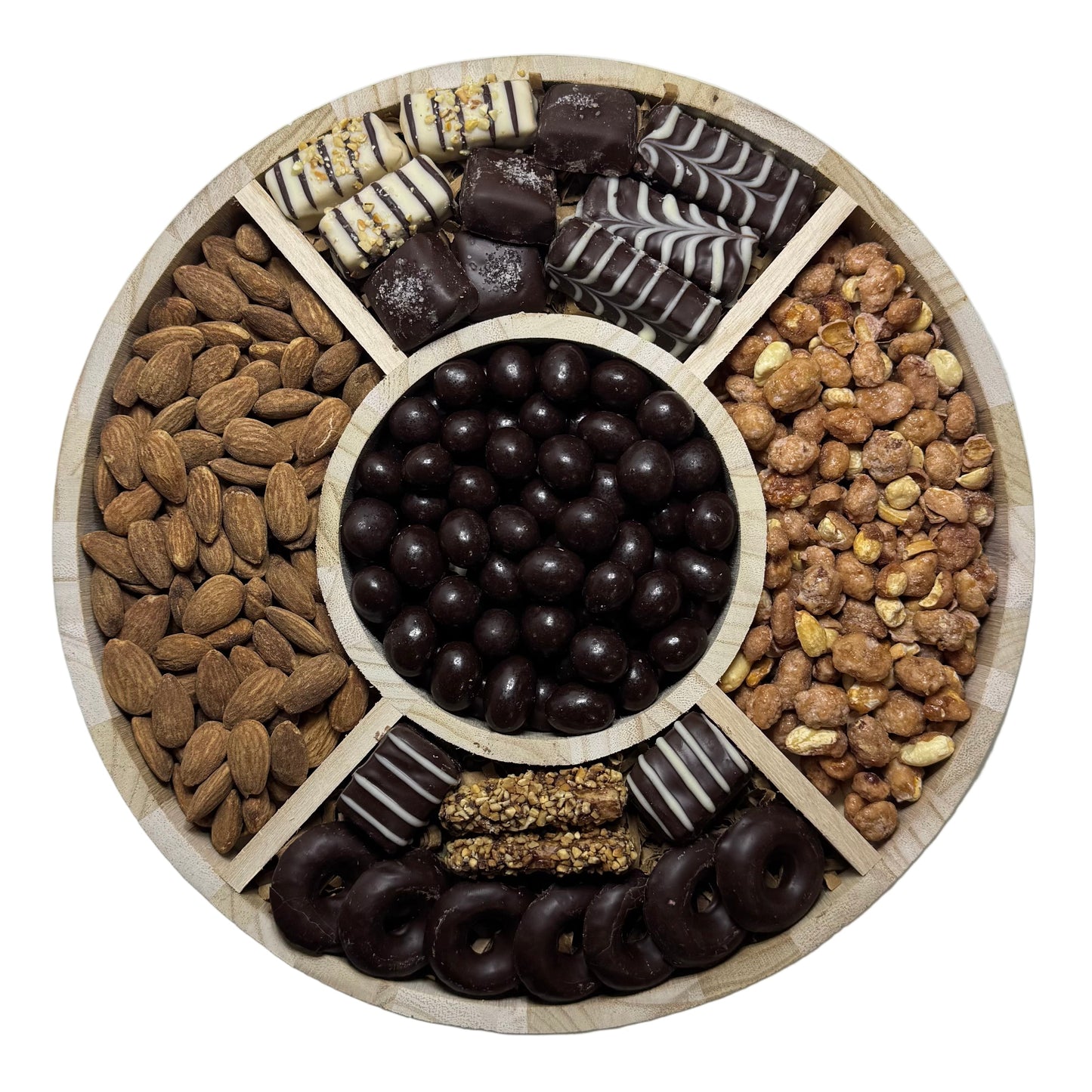 12" Round Chocolate & Nuts