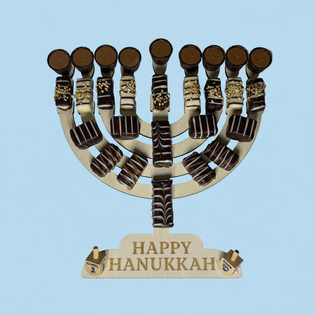 Menorah Wooden Gift