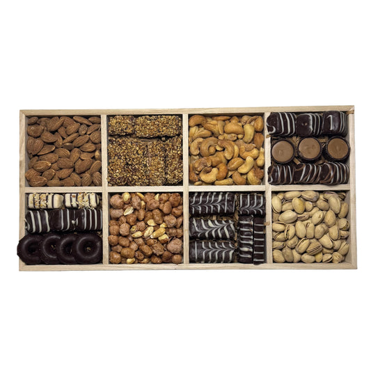 7” x 16” Chocolate & Nuts