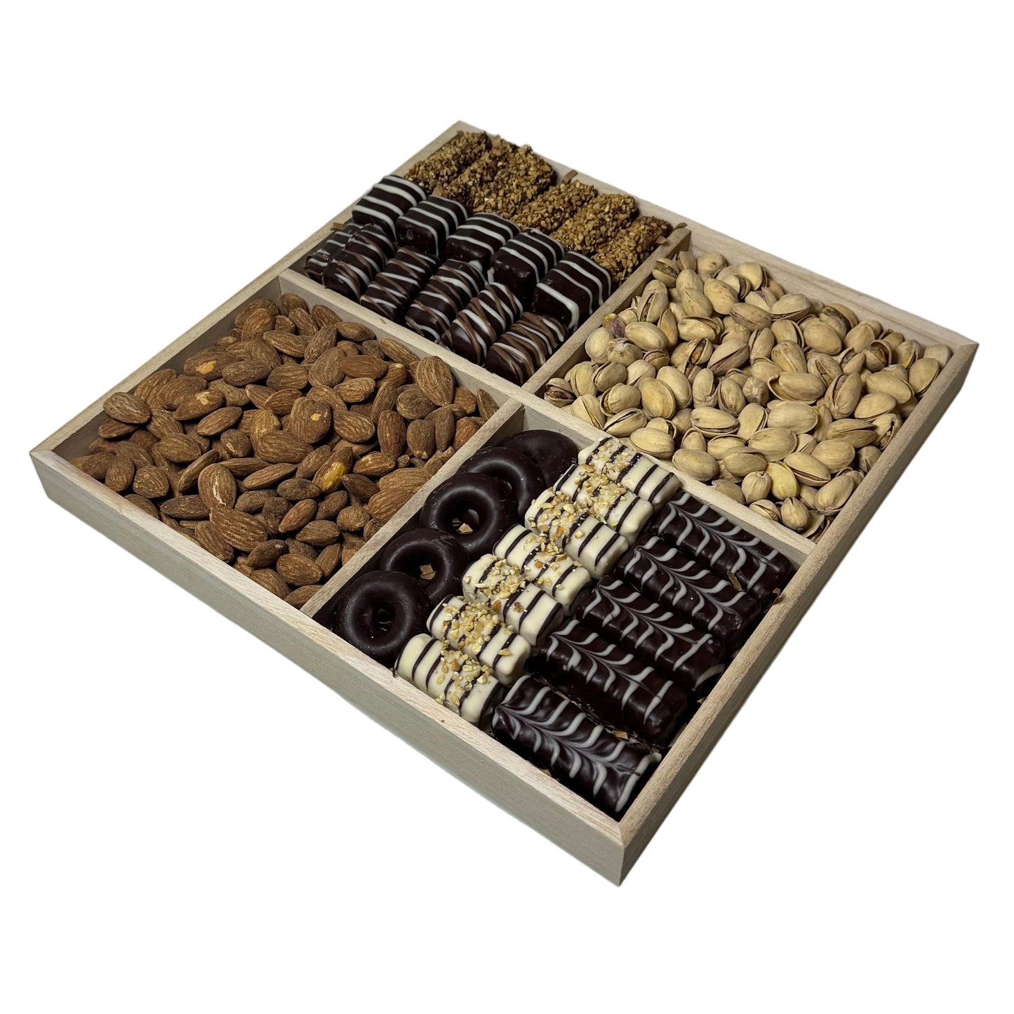 12" Square Chocolate & Nuts