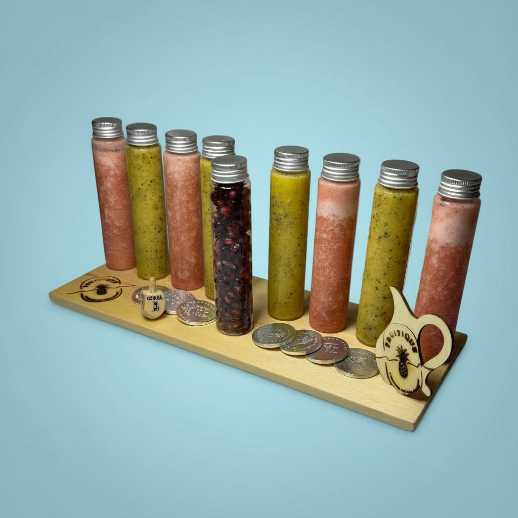 Lit Shakes Menorah