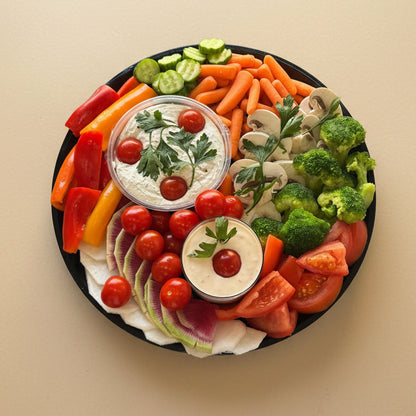 12” Round Vegetable Platter ( Dairy )