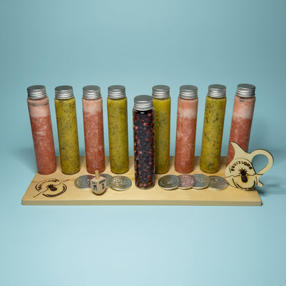 Lit Shakes Menorah