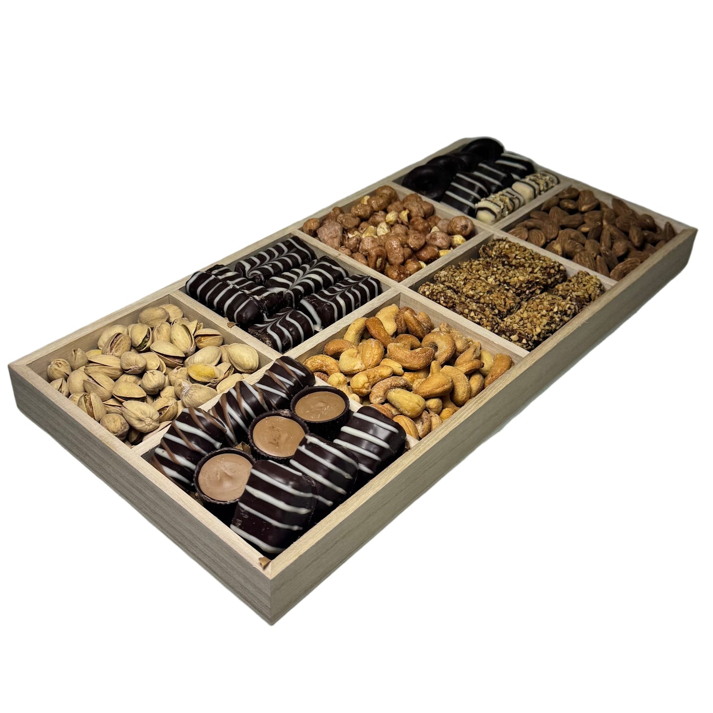 7” x 16” Chocolate & Nuts