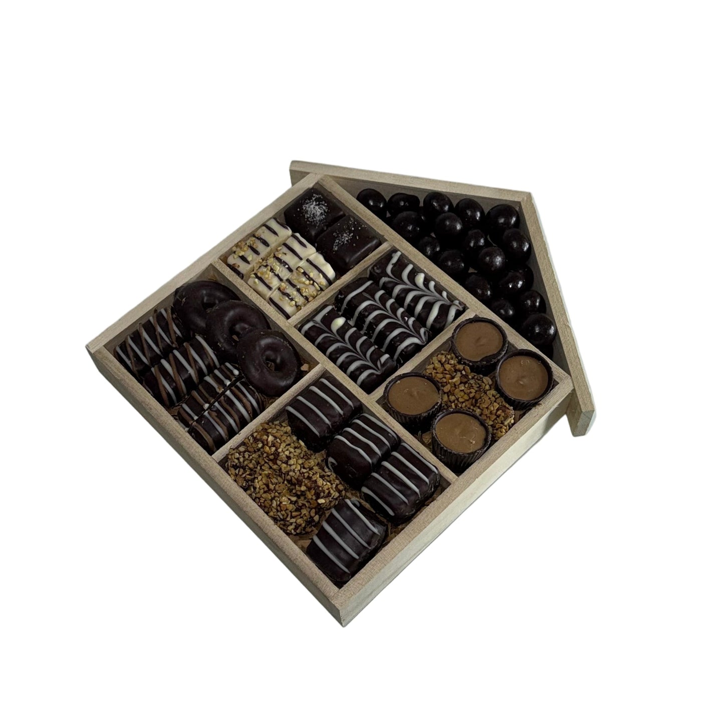 Wooden House Chocolate & Nuts