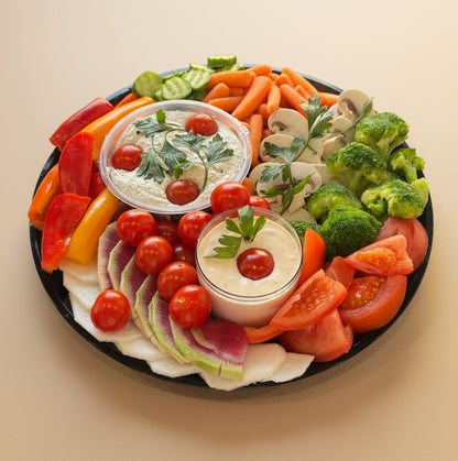 12” Round Vegetable Platter ( Dairy )