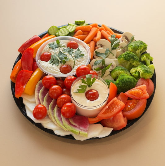 12” Round Vegetable Platter ( Dairy )